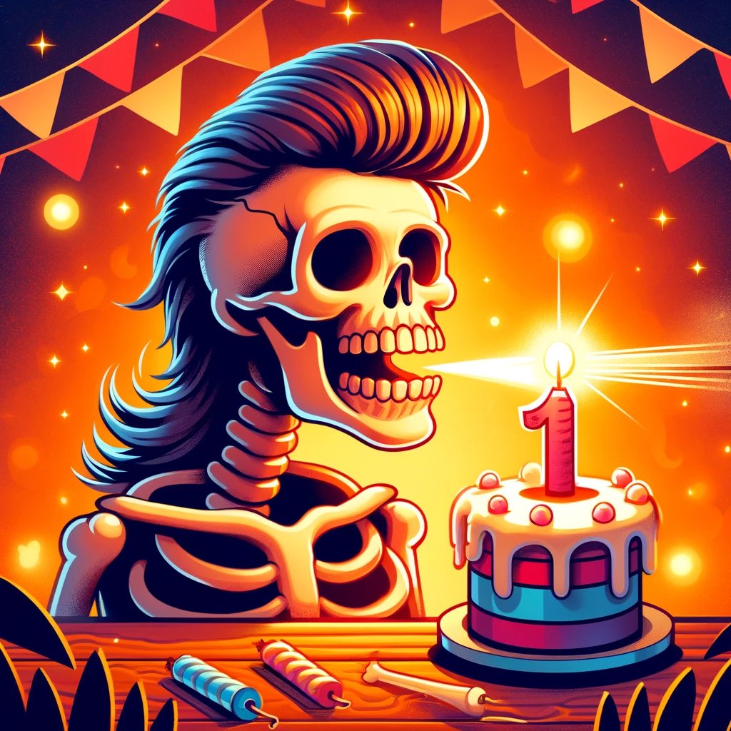 Mullet just celebrated its first week - the first candle in a long line to come. 
Who said we wouldn't be here after our first hour? 
We've got so much more to deliver, fearlessly and tirelessly. 
Be rebellious, be mullet. 
#BeMullet #FearlessFuture $FTM $GOAT $THC $BEER $GOGO