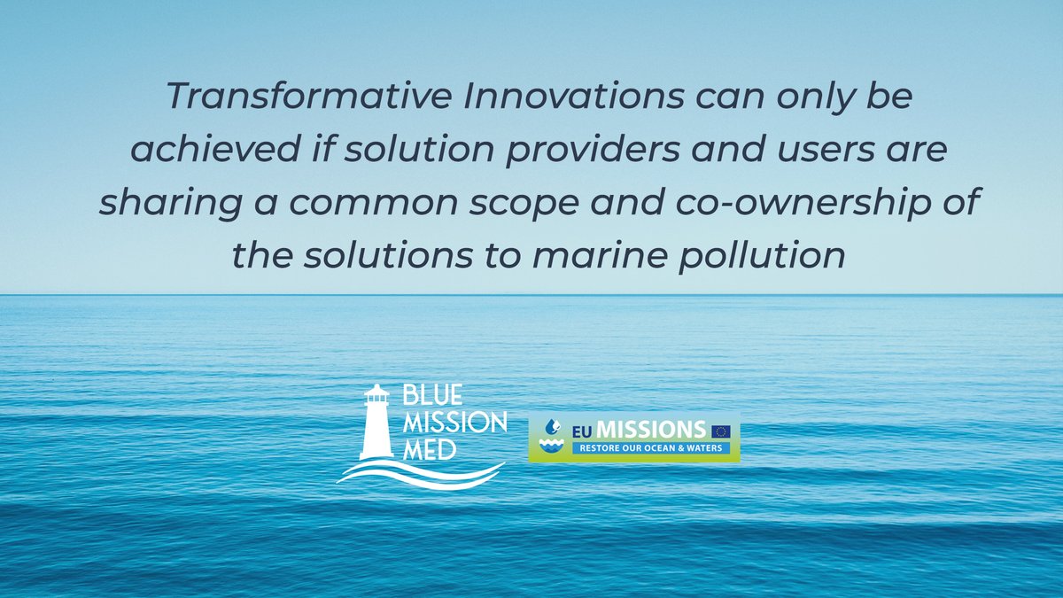 📢 Interviews ! 🎙 @bluemissionmed partner HCMR is currently conducting interviews to identify #solutions and understand #opportunities, possible #barriers and #challenges for their implementation, to reach the #MissionOcean objectives for pollution reduction in the Med Sea. 🌊👇