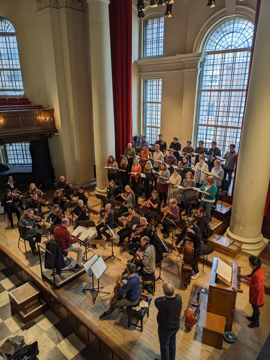 We can’t wait for our St John Passion with <a href="/theoae/">OAE</a> today @StJohnsSmithSq - thrilling to be here again!