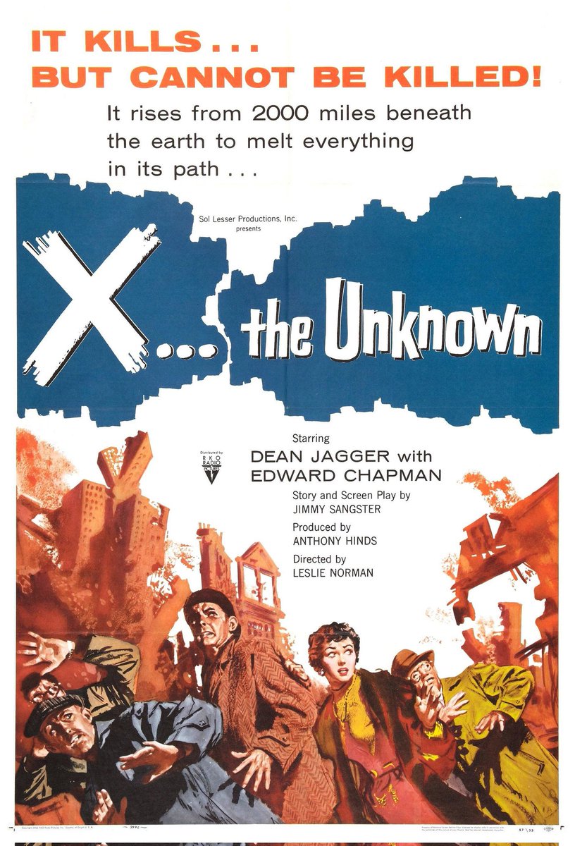 Last night's viewing. One of my favourite 50s films. Basically Quatermass but the main character's name was changed.