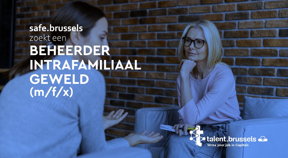 🫂Hebt u het vermogen om naar anderen te luisteren en het verlangen om hen te helpen?
 
 Dan is dit misschien een vacature voor u! safe.brussels is op zoek naar een beheerder intrafamiliaal geweld!
 
 📅 Interesse? Solliciteer t.e.m 07/04 via : talent.brussels/nl/vacatures/s…