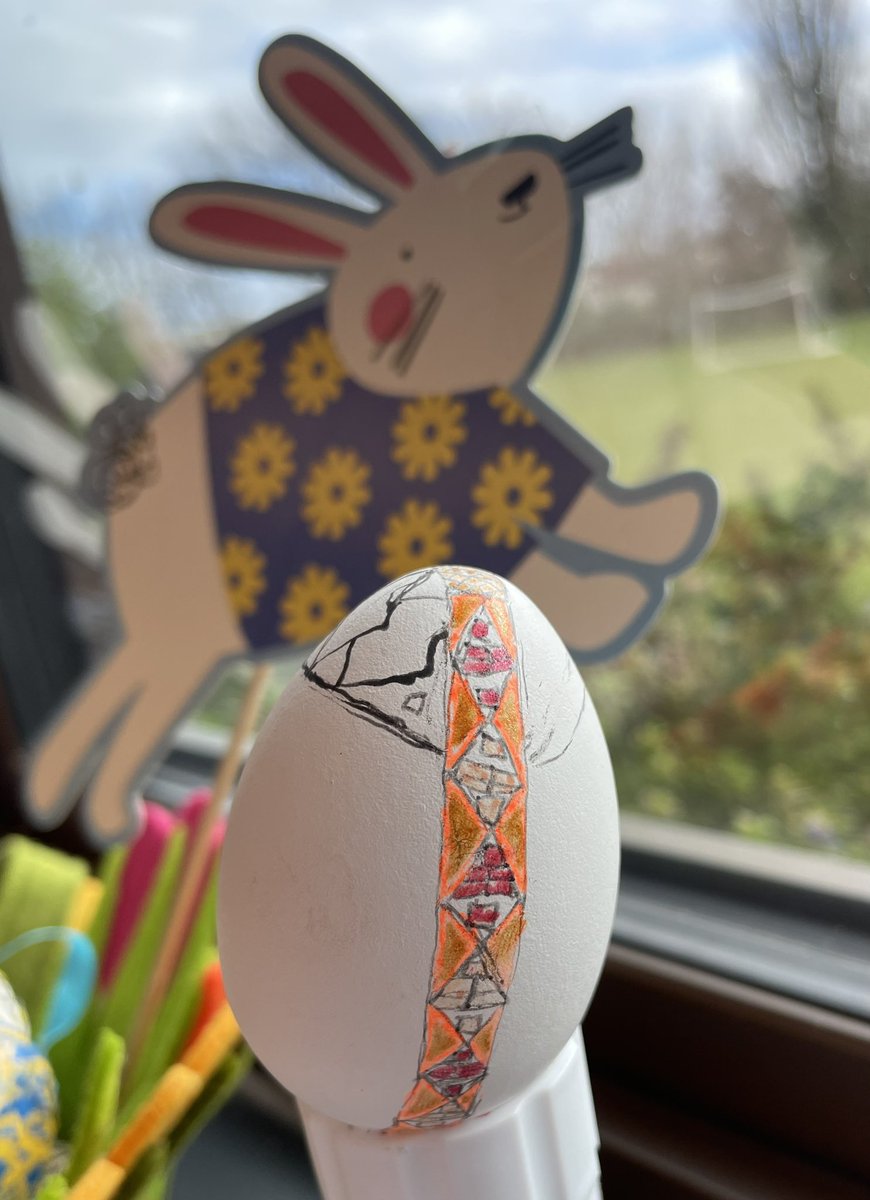 Enjoyed decorating Easter eggs with my class which were inspired by Hungarian, Austrian, Romanian and Ukrainian designs 🐣🐰
