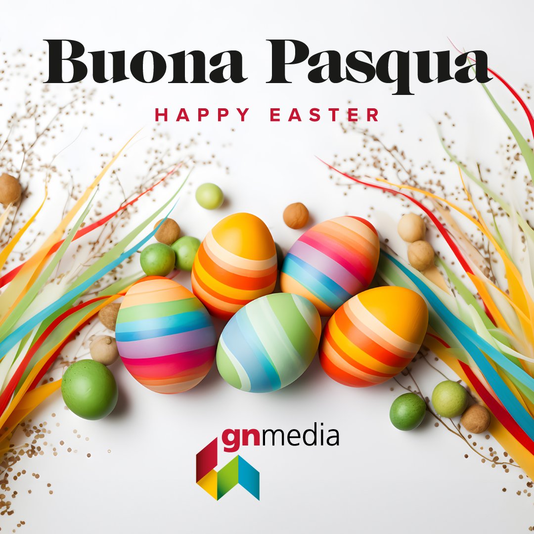 Un grandissimo augurio di #BuonaPasqua a tutti i nostri followers dallo staff di #GNmedia 🥳🥳

#festepasquali #pasqua2024 #BuoneFeste