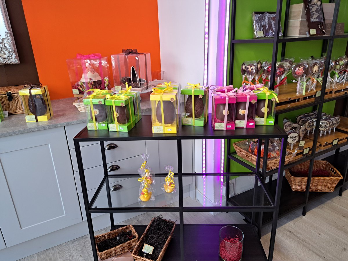 We are open today and tomorrow and still have a great range of Easter Eggs in stock.