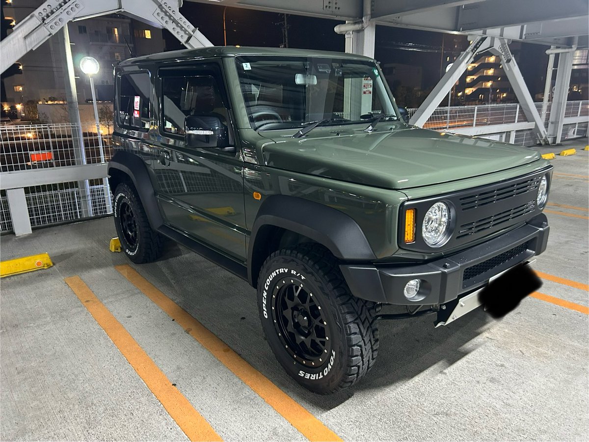 oshimohacho's tweet photo. ジムニー納車✌️ https://t.co/lwbaanoMhM