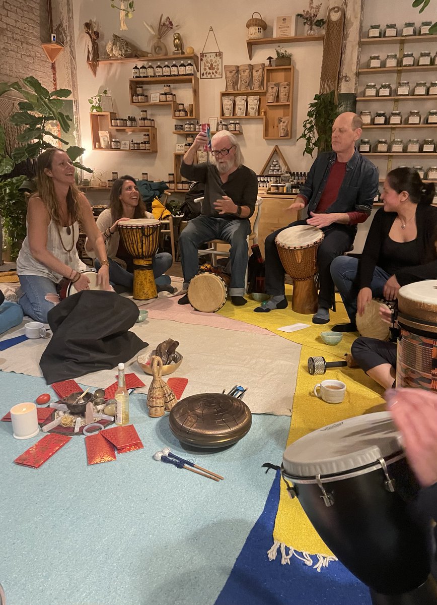 NYCFengShui's tweet photo. Happy Friday! photo capture from our Reiki Healing and Drumming event on March 27th at Anima Mundi Apothecary in Brooklyn, NY. We'll keep you posted for when the next Reiki Healing and Drum Circle is scheduled at Anima Mundi Apothecary! https://t.co/ETeeAAquVT
#reiki,#drumcircle https://t.co/brd3VYf988