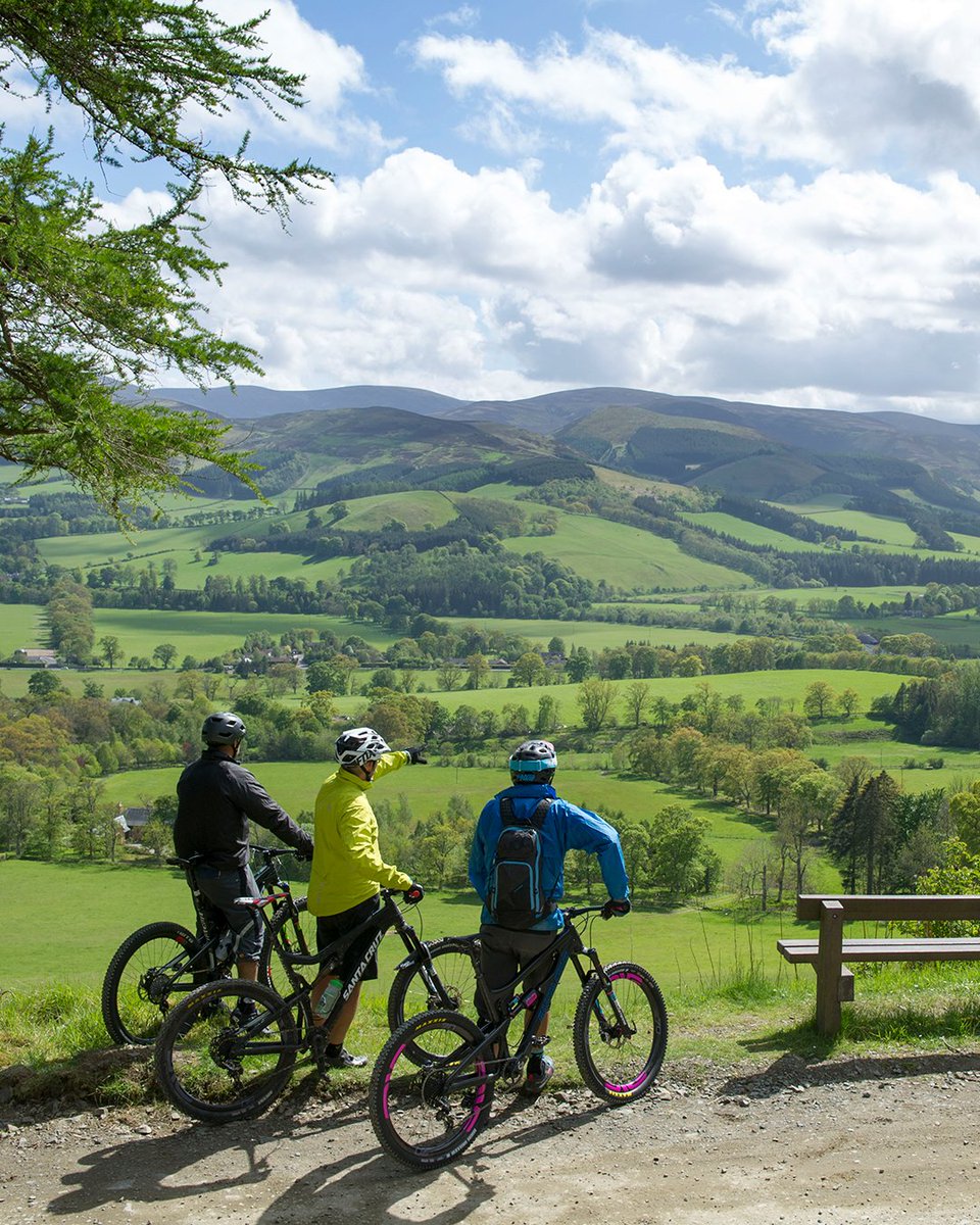 Breathtaking biking in the South of Scotland. 🚴‍♀️😍 📍7stanes Glentress, Scottish Borders 📸VisitScotland / Ian Rutherford #Scotland