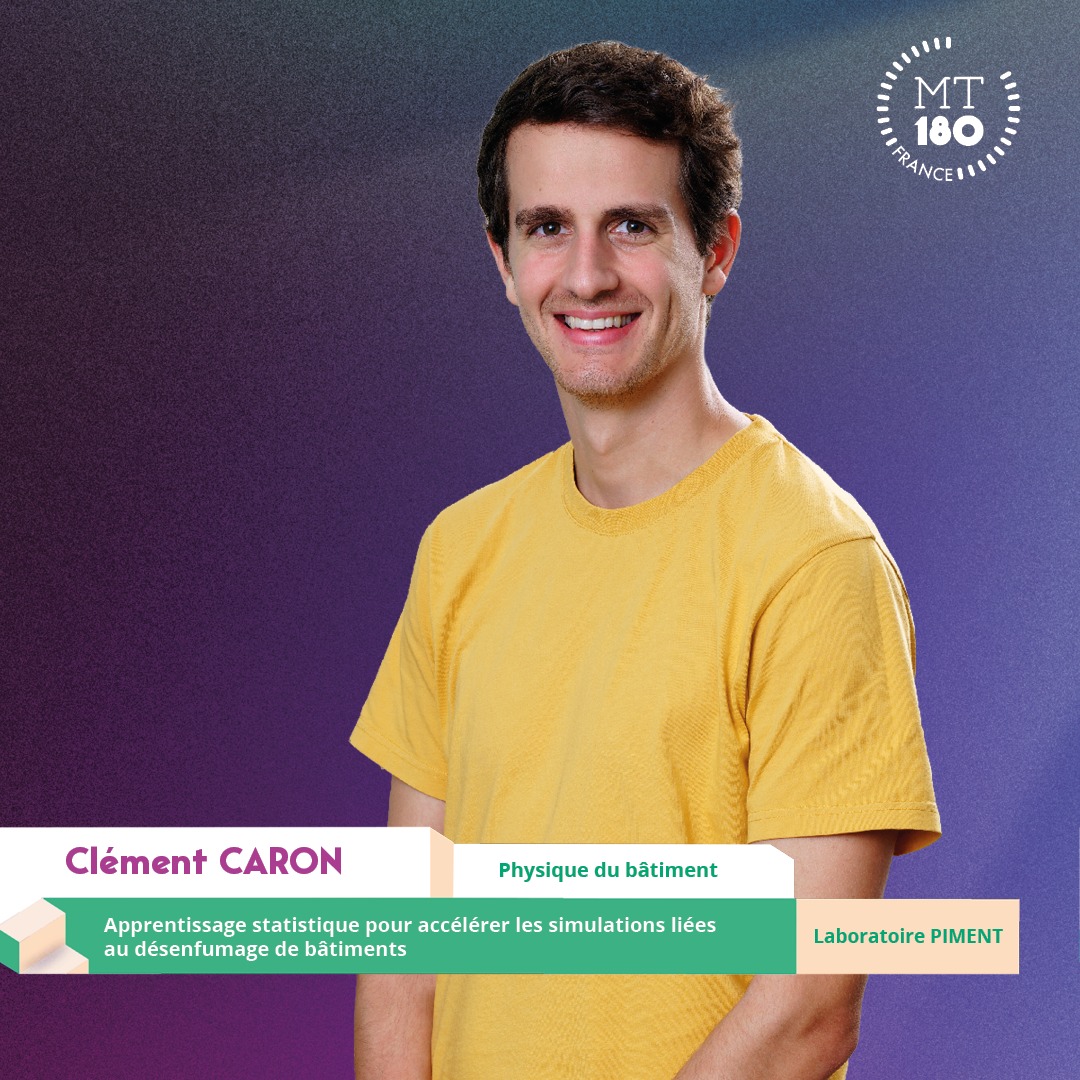 #MT180 Plus que quelques heures avant le passage de nos candidats ! Clément Caron : 1er prix du jury, passage prévu entre 17h-18h Quentin DA SILVA : 2eme prix du jury et prix du public, passage prévu 18h30-19h30 Pour les soutenir : t.univ-reunion.fr/3640