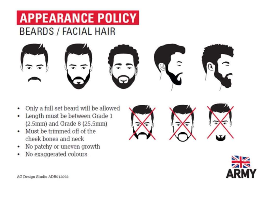I don't think they have thought this through. The amount of effort it takes to grow a full beard and maintain it. Not sure Gen Z have it in them. @ArmySgtMajor @MilitaryBanter