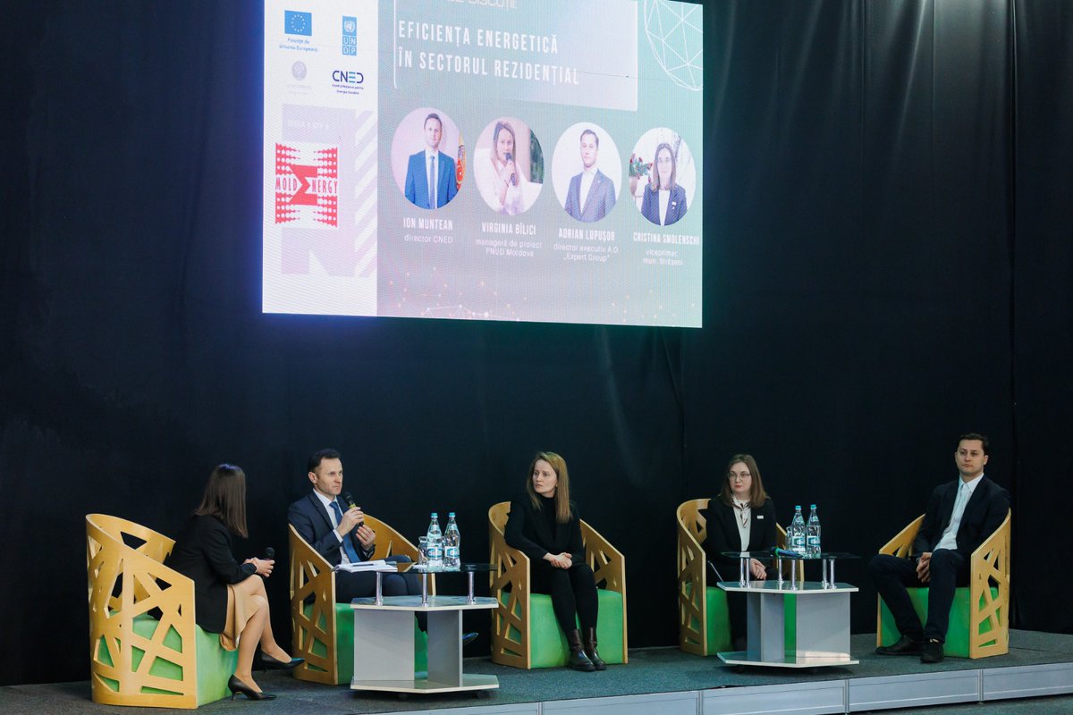 🇪🇺 The EU supports ecological technology and solutions in the construction industry and sustainable energy in Moldova. Together with strategic partners, we opened the most important international expo bringing together experts from the tech and energy fields.