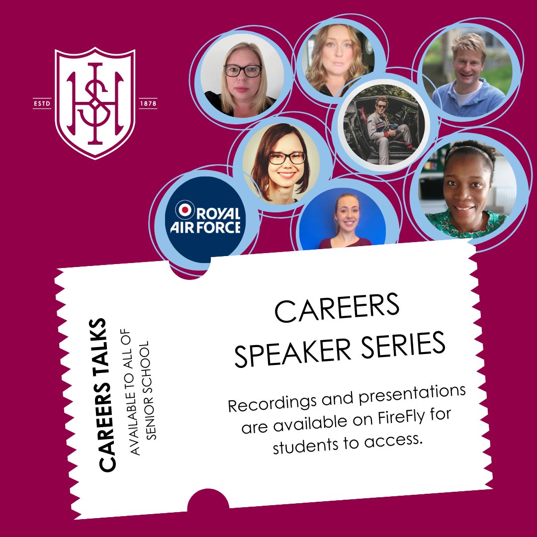 We had an excellent lineup of career speakers this year! Students can access recordings and presentations from the careers section on Firefly: bit.ly/3TRxy5A.