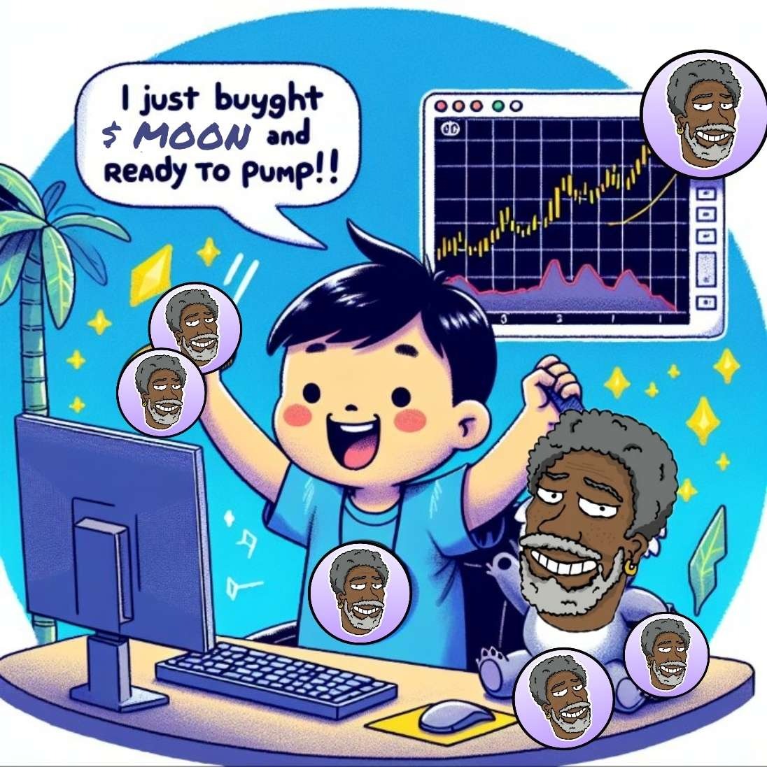 he gets it, who needs school wen you can get in EARLY on the #Presale ⁉️ ⏳ $MOON gonna change people's lives 🌑 #Airdrop

Proud of your son <a href="/RedFurGang/">RED FUR GANG ⛩️ Meme creator 🎨Threadator✍️</a> 👉he's got to learn from <a href="/TonyDTrader/">Tony Trader</a> the best of the best in trading #SolanaMemeCoins 📈