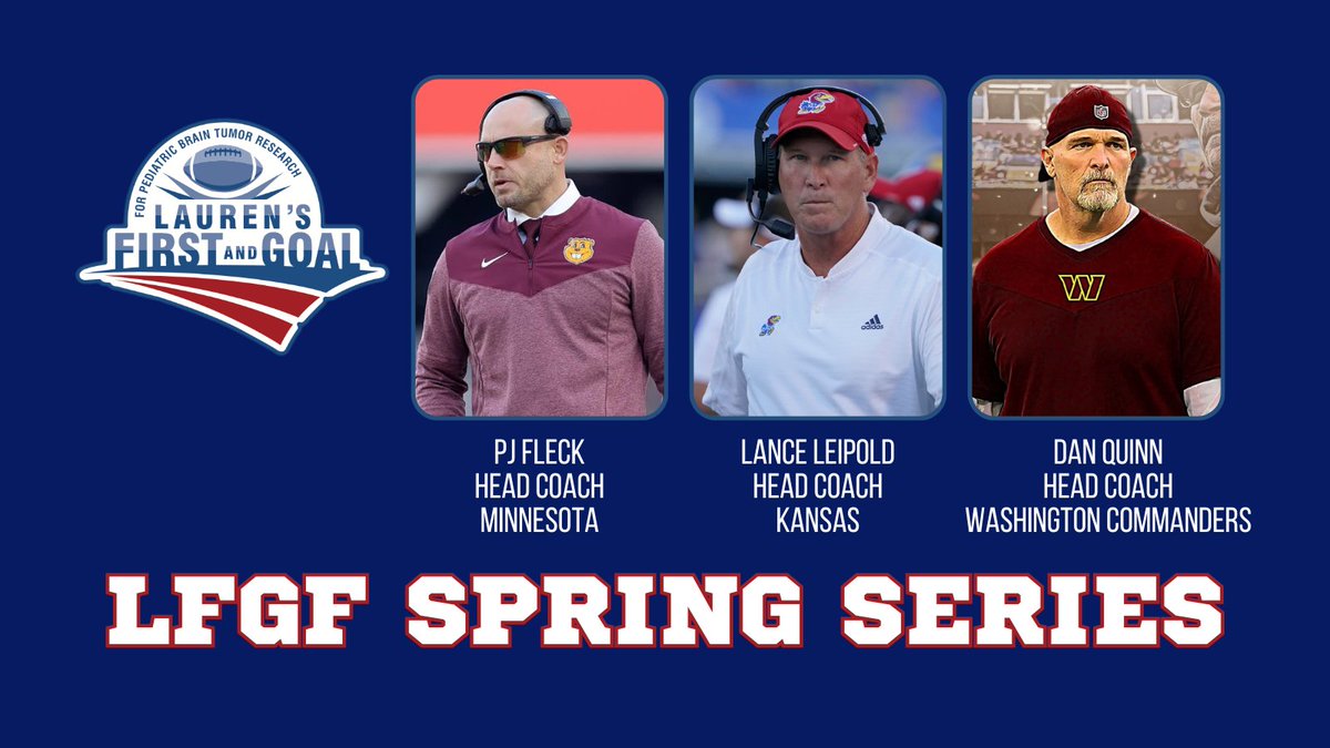 Dan Quinn, PJ Fleck, Lance Leipold...Introducing Lauren's Spring Series 🧵a thread