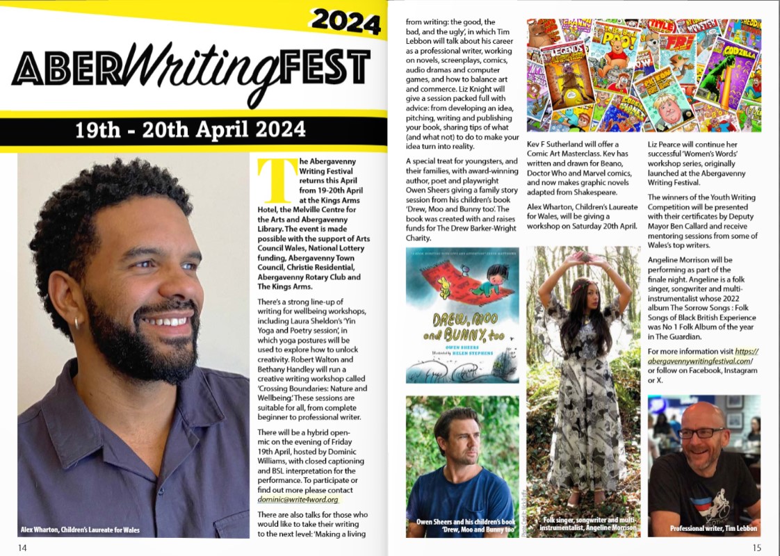 Thanks to @AberFocus for this fab double pager on what to expect at this year's Writing Fest 🙌🏽 Ticketing links can be found here: ticketsource.co.uk/abergavenny-wr… and more being added over the weekend . . . #Abergavenny #writingforwellbeing