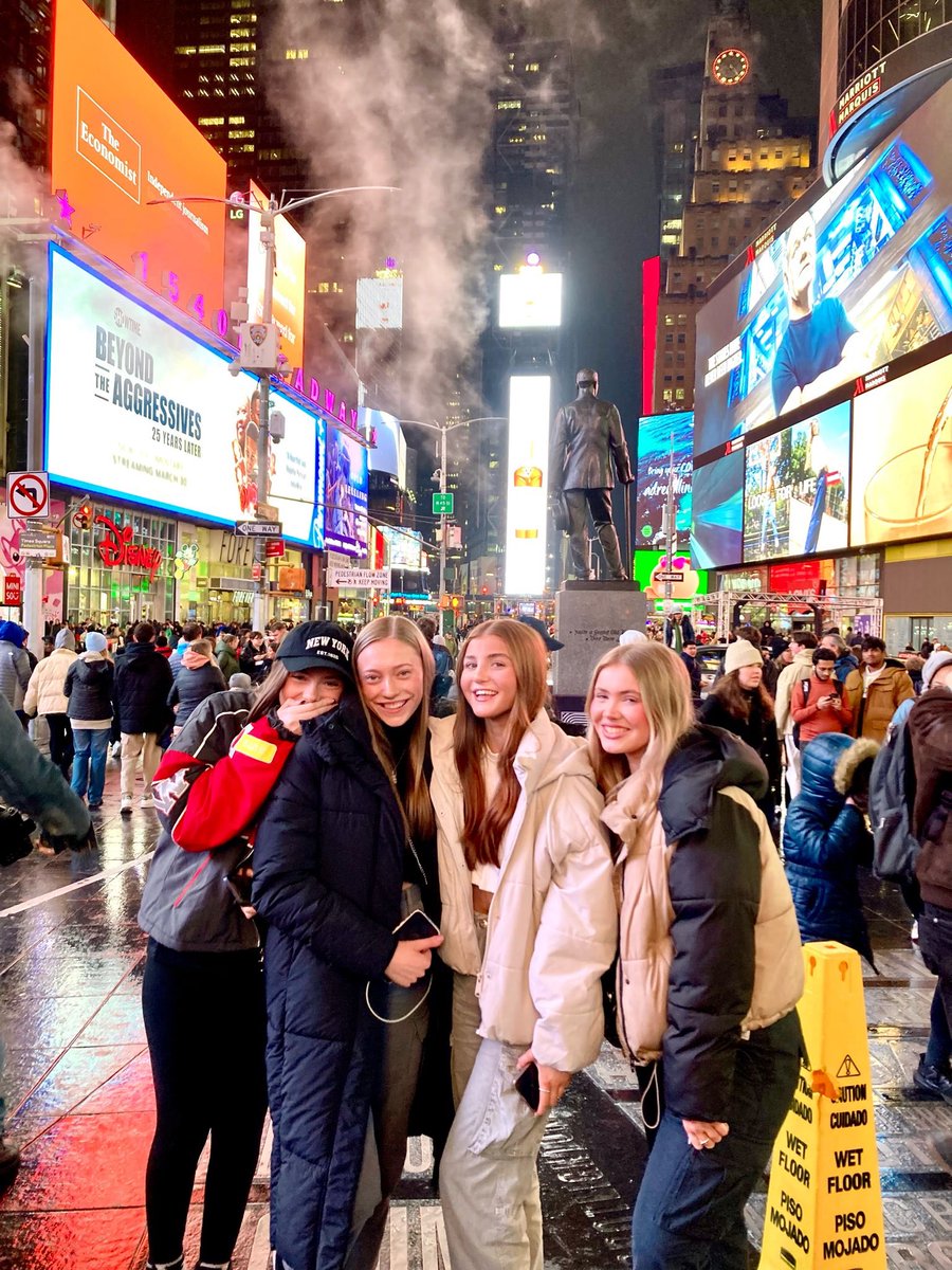 Our RH6 students taking in the bright lights of Times Square in the city that never sleeps. #NYC2024