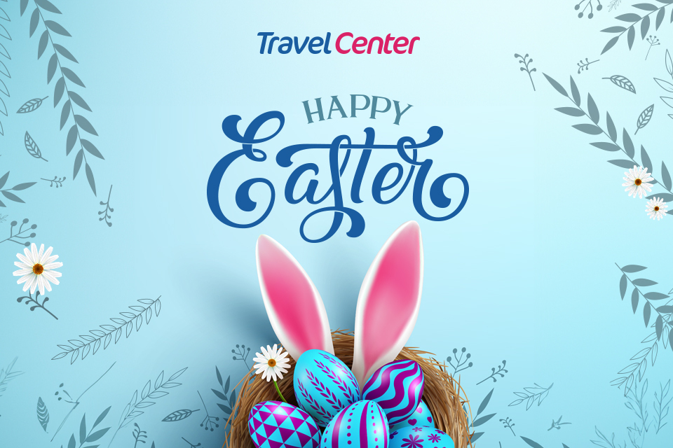 𝐇𝐚𝐩𝐩𝐲 𝐄𝐚𝐬𝐭𝐞𝐫 𝐟𝐫𝐨𝐦 𝐓𝐫𝐚𝐯𝐞𝐥 𝐂𝐞𝐧𝐭𝐞𝐫🐰🐇🐣 🐰 Hop into new #adventures this Easter! May your journey be filled with colourful destinations 🌈 and unforgettable experiences. Happy Easter from #TravelCenter! 🐣✈️ #EasterAdventures #TravelGoals #Wanderlust