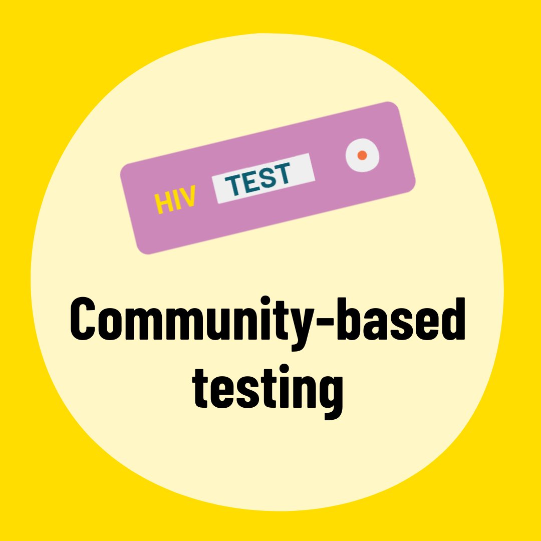 Community-based #HIV testing using rapid diagnostic tests means #HIVTesting can be done in many places, outside of clinic hours at times that suit people better - making HIV testing more accessible to those who need it.