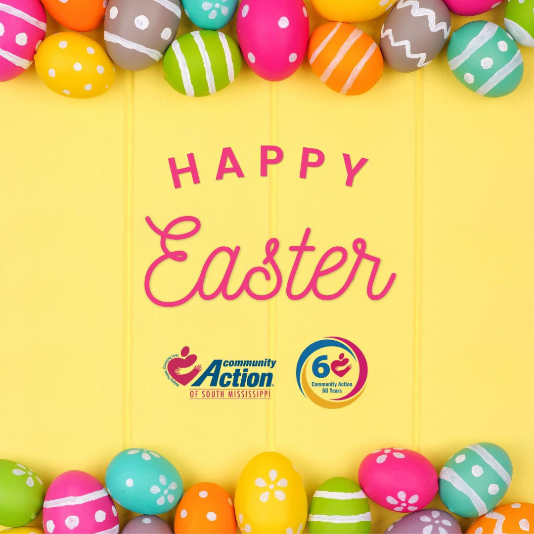 _CAOSMS_'s tweet image. A friendly reminder that we are CLOSED today for Good Friday!

Community Action of South Mississippi wishes you a Happy Easter!🐰

#HelpingPeople #ChangingLives