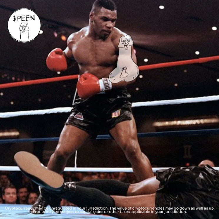 PEENTOKEN's tweet photo. Harder than Mike Tyson's left hook 🍆

$PEEN #PumpPEEN #AltGem #100x https://t.co/FrEQUePtr6