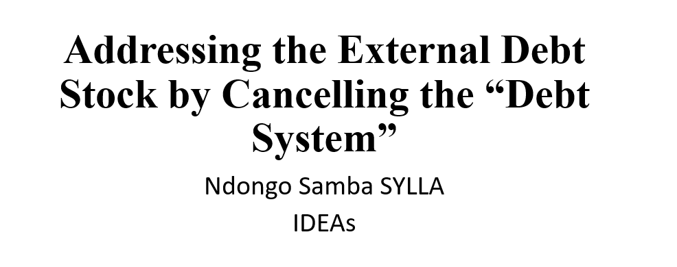 In a few minutes, panel with Yao Graham and Redge Nkosi (@redgenkosi). My presentation will be about: 'Addressing the External Debt Stock by Cancelling the “Debt System” :-)