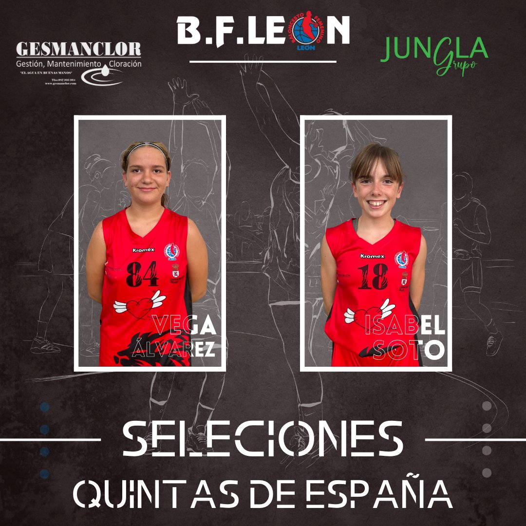 bfemeninoleon's tweet photo. 🏀 Quintas de España 🏀
Vega e Isabel han dejado huella en el campeonato con su talento y esfuerzo. ¡Un quinto puesto que sabe a victoria! #OrgulloBFL #AlevinesPower #BaloncestoFemeninoLeón https://t.co/fSTDCkZhkV