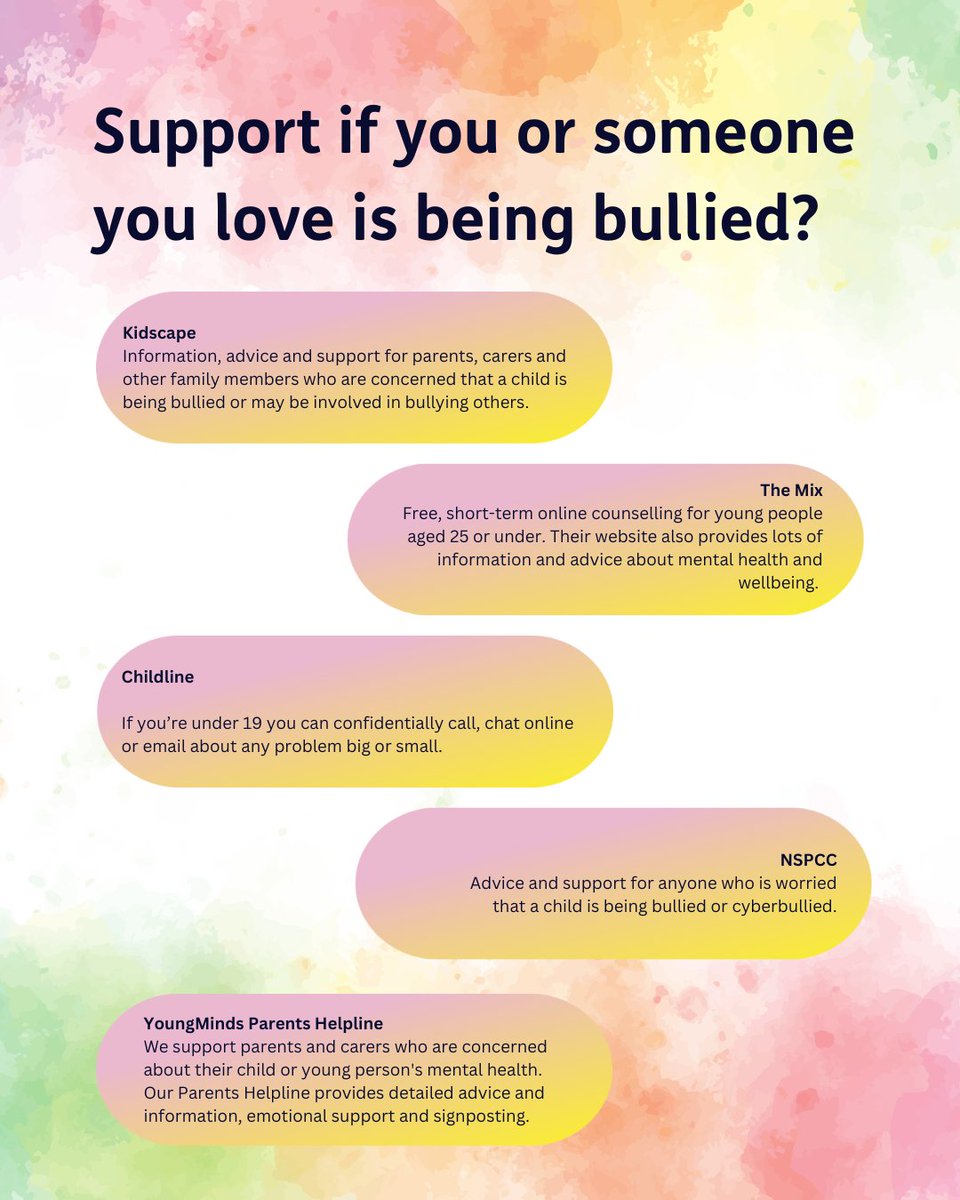 🚫🤜 Don't let bullying mess with your mojo! We've got your back. 💪 Check out our latest post for a list of awesome organizations ready to support you or your loved ones through tough times. Together, we can send bullying packing! ✨ 

#ymcamanchester #EmpowerYoungPeople