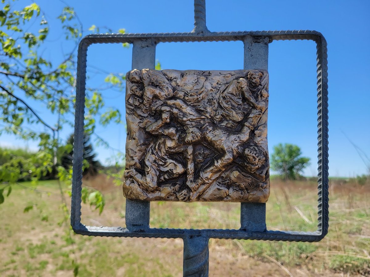 StBenCenter's tweet image. Walking the Stations of the Cross

Station 11: Jesus is Nailed to the Cross
Jesus: “Father, forgive them: they do not know what they are doing.” -Lk 23:34
Remember those who find themselves trapped in difficult situations and see no way out.

christthekingpriory.com/stations-of-th…