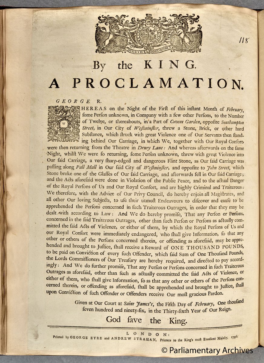 Hampstead Theatre audiences have been lapping up their latest production titled ‘The Divine Mrs S’ that celebrates the stage career of Sarah Siddons a leading West End light in the late 18th Century when the infamous riots took place on Drury Lane (see below). #TowerProclamations