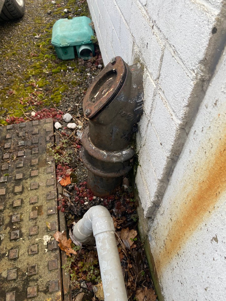 Are there any plastic strap on bosses that will fit old 4' LCC pipe, I need to make a connection into an existing pipe and do not have enough space below the caulked collar to cut a boss pipe in