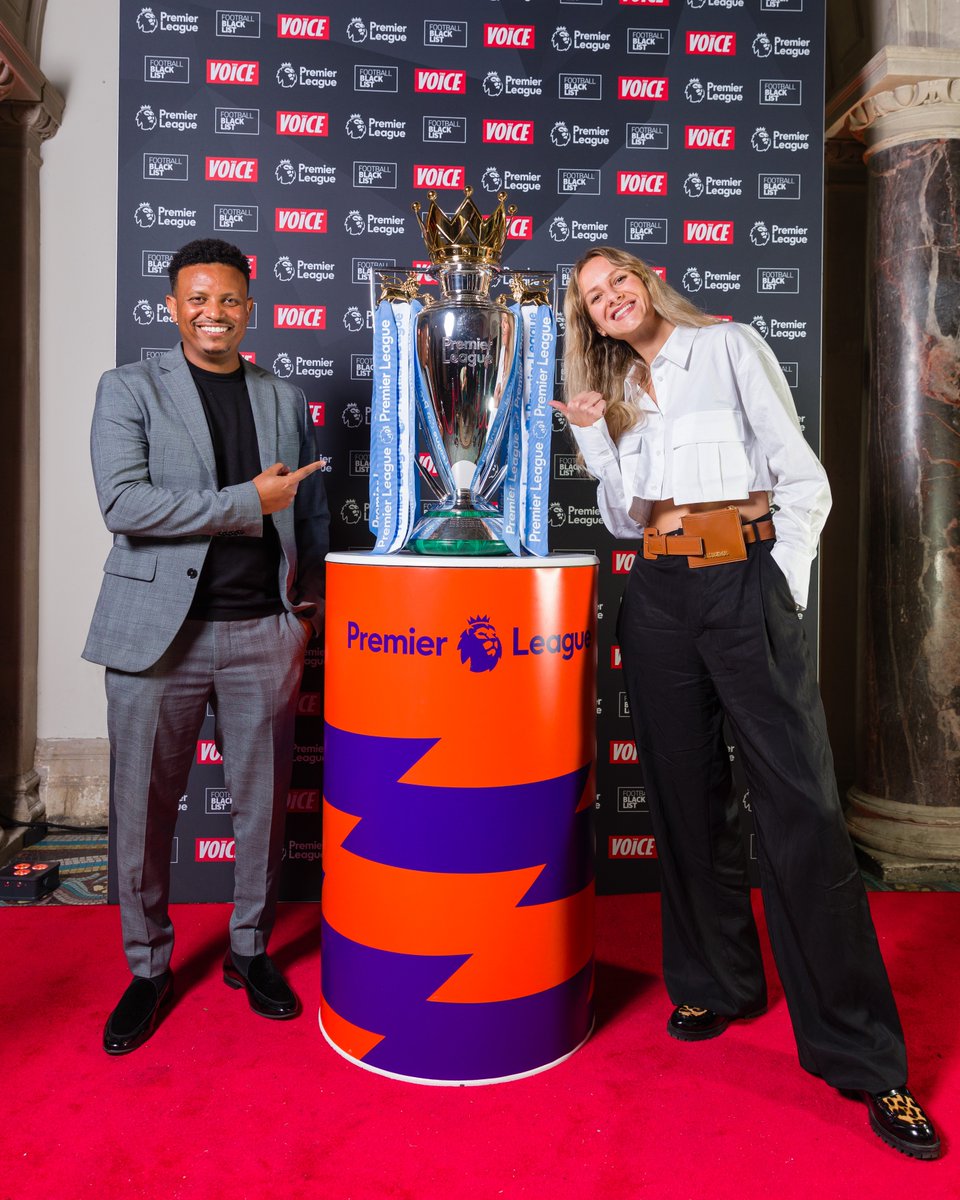 🏆 The @PremierLeague Trophy on display during this year’s #FBLCelebration! ⚽️