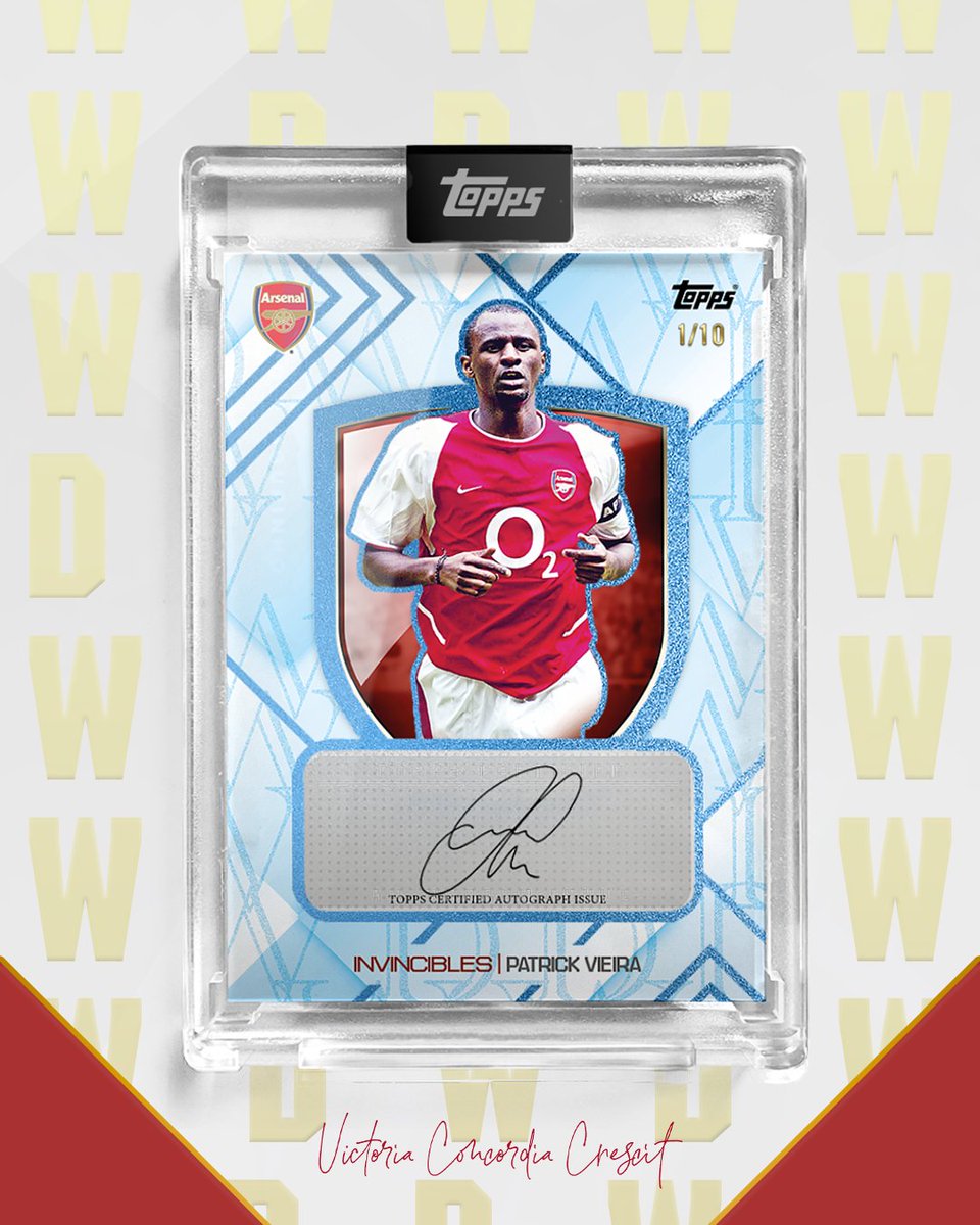 Arsenal FC 2️⃣0️⃣0️⃣3️⃣ / 0️⃣4️⃣ Invincibles is OUT NOW! 🏆 ❤️🤍 Launch 🚀 via @eqlofficial ✅ 5️⃣ Cards per Presentation Case ✅ Featuring Henry, Vieira, Ljungberg and Bergkamp ✅ On 3️⃣ unique card design variations 🔗 launchesuk.topps.com/en-GB/launch/a… #Arsenal #Invincibles #TheHobby