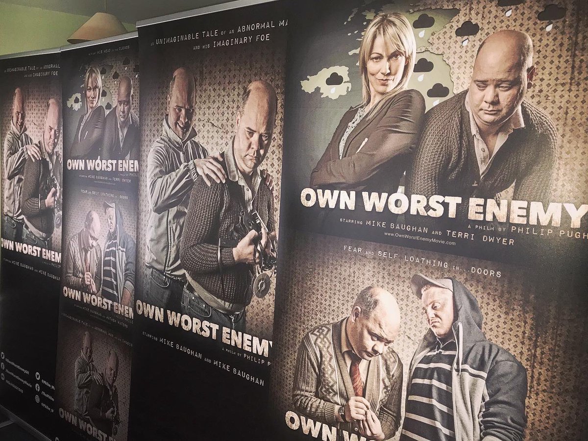 🎬 Roller banner madness

Getting all set for the debut screening of our micro-budget feature <a href="/OwnWorstEnemyUK/">‘Own Worst Enemy’ Feature Film #SupportIndieFilm</a> next Saturday. 

🎟 The screening, in Solihull, is open to all and each ticket purchased comes with a ‘Thank You’ credit in the film and on IMDb:
eventbrite.co.uk/e/own-worst-en…
