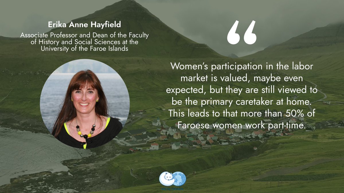 Gender relations cannot be understood without taking the context into account, says Erika Hayfield, Associate Professor at the University of the Faroe Islands. Learn about gender in 🇫🇴 as Erika shares her insights from a small island society perspective arctic-council.org/news/erika-ann…