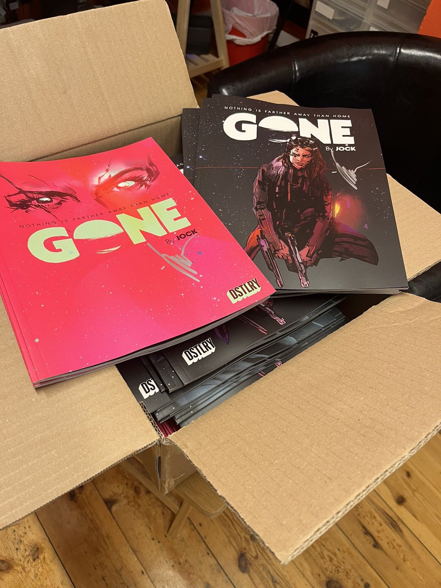 Ahead of our 'GONE' art exhibition on April 26th & 27th we’ve been speaking with creator @Jock4twenty, & artists @LeeGarbett @DomReardon on their variant covers. Follow us for interviews & to find out how you can get your hands on Dom's GONE 3 exclusive variant! @DSTLRY_Media