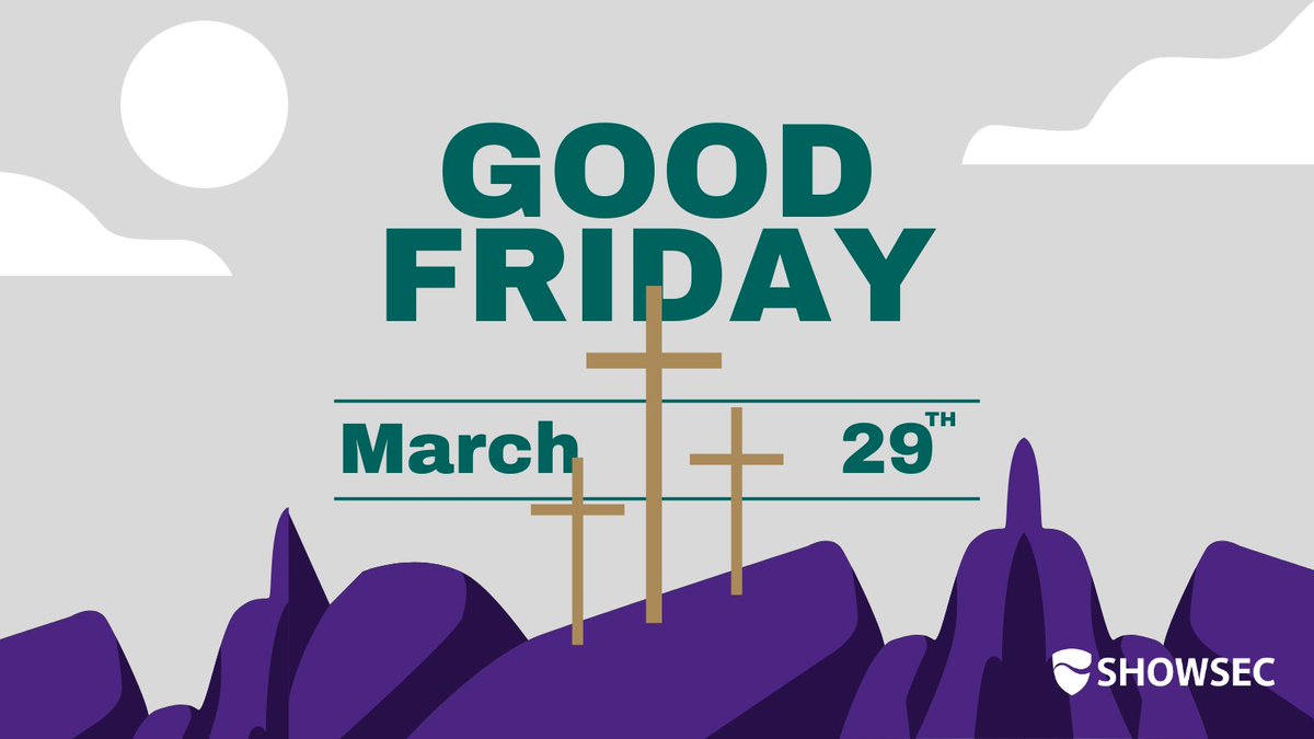 Showsec wishes you all a peaceful and blessed Good Friday. May this day serve as a reminder of hope, love, and new beginnings. #GoodFriday #Showsec