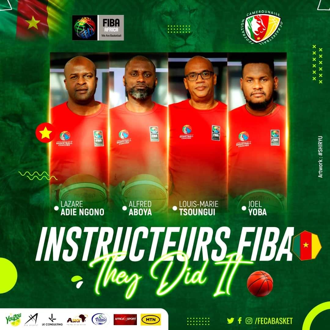 Congratulations to @CoachAdingono @alaboya12 to #Coach Louis Tsoungui of @OnyxBasket and Joe Oba for the achievement @FIBA Africa zone4 is moving forward it means more experience to share among our Federarions @FECABASKET