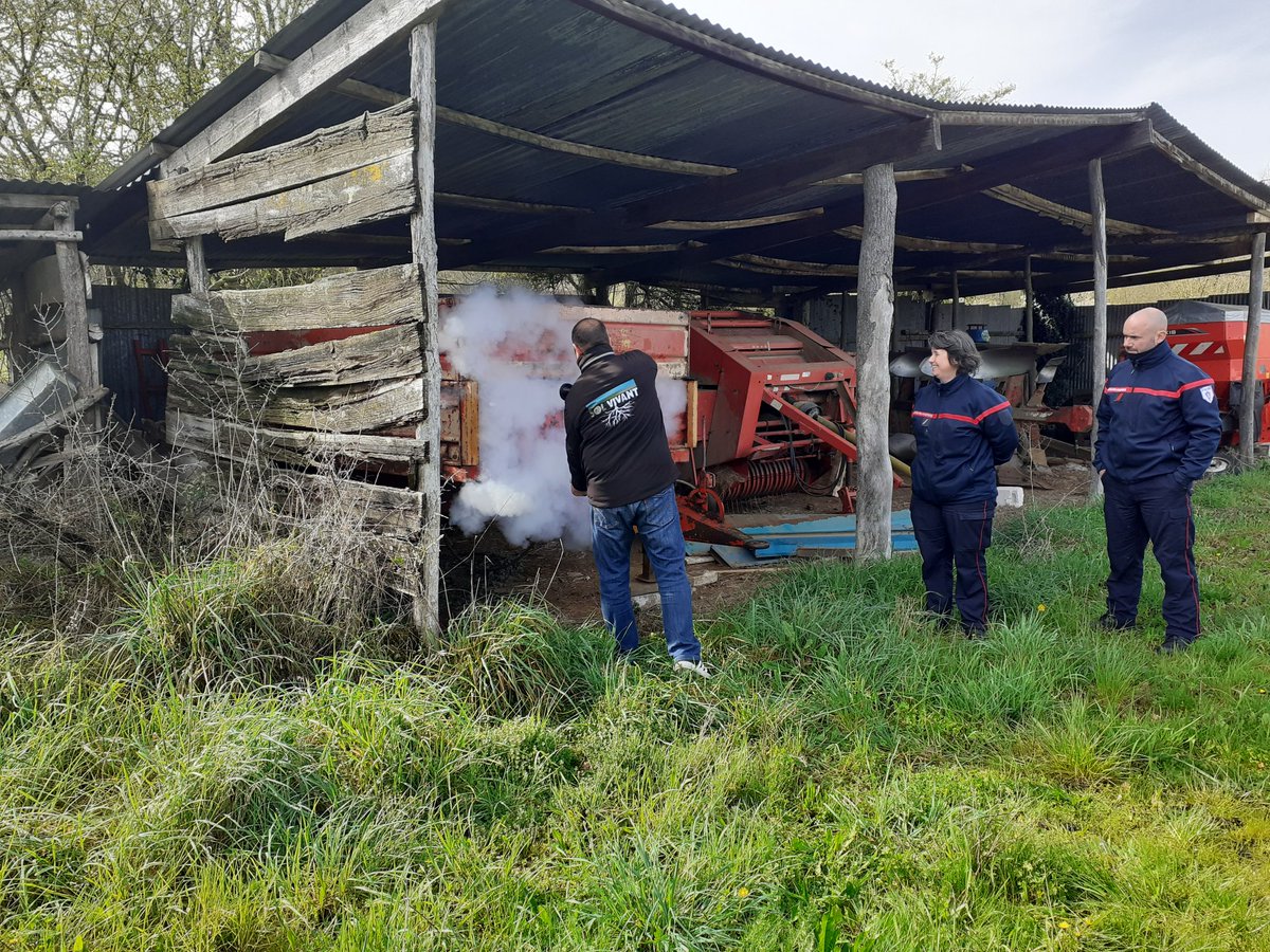 Hier on s'est éloigné de l'agronomie avec une formation sur les 1er secours et la prévention incendie. Formation très appréciée et très importante pour la sécurité des exploitations !