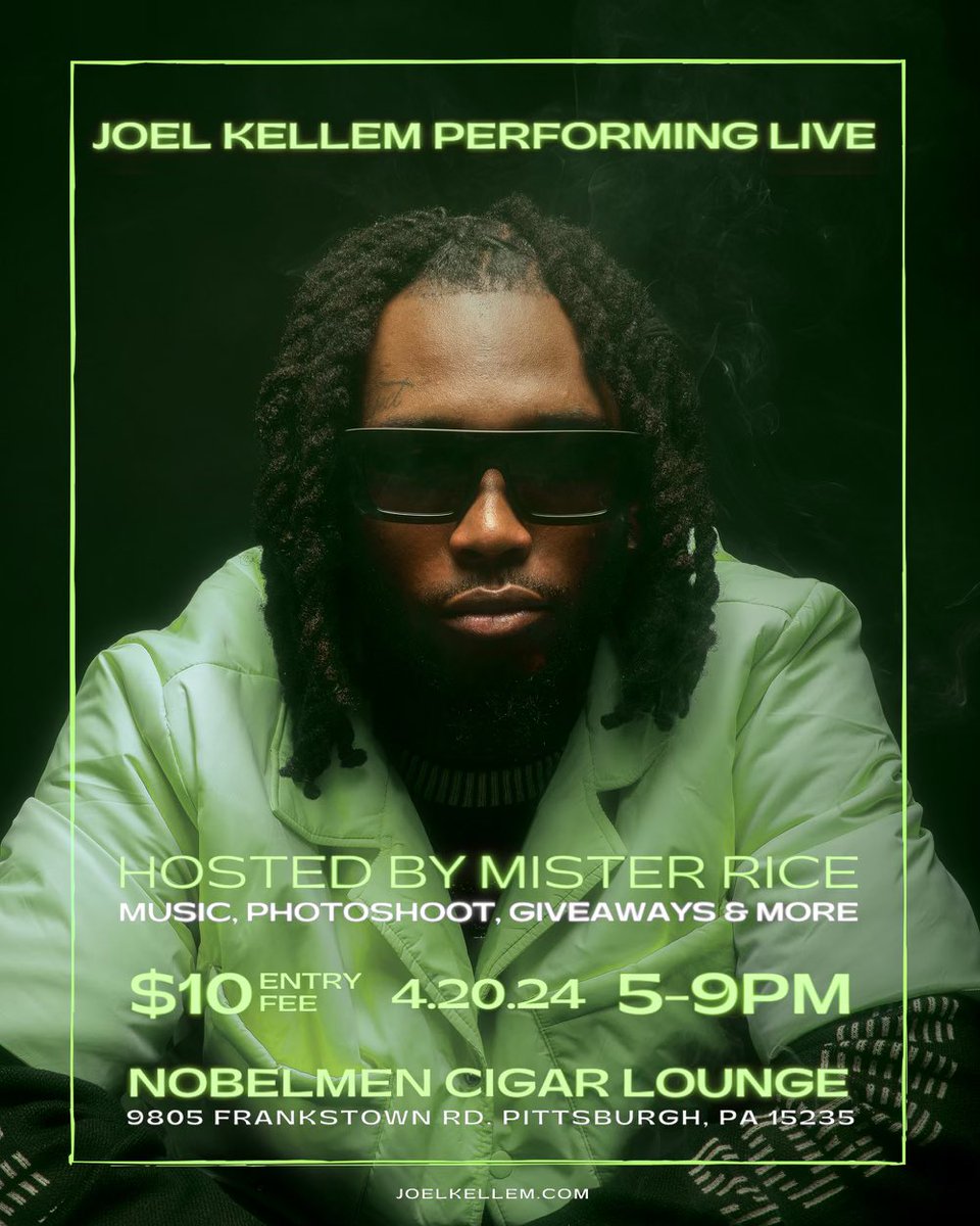 chasingyoujoel's tweet photo. 4/20 I’ll Be Performing Live 📍 Pop Out! https://t.co/ZTHrKv56Am
