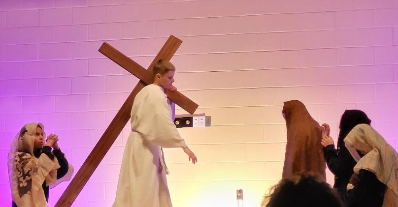CMS Ss beautifully reenacted Jesus's final steps in a moving performance of the Stations of the Cross. Their dedication and faith was truly inspiring.  Ty Gr. 6 teachers &amp; Ss for your heartfelt performance.
<a href="/ycdsb/">York Catholic District School Board</a>
<a href="/TheresaMcnicol1/">Theresa Mcnicol</a>