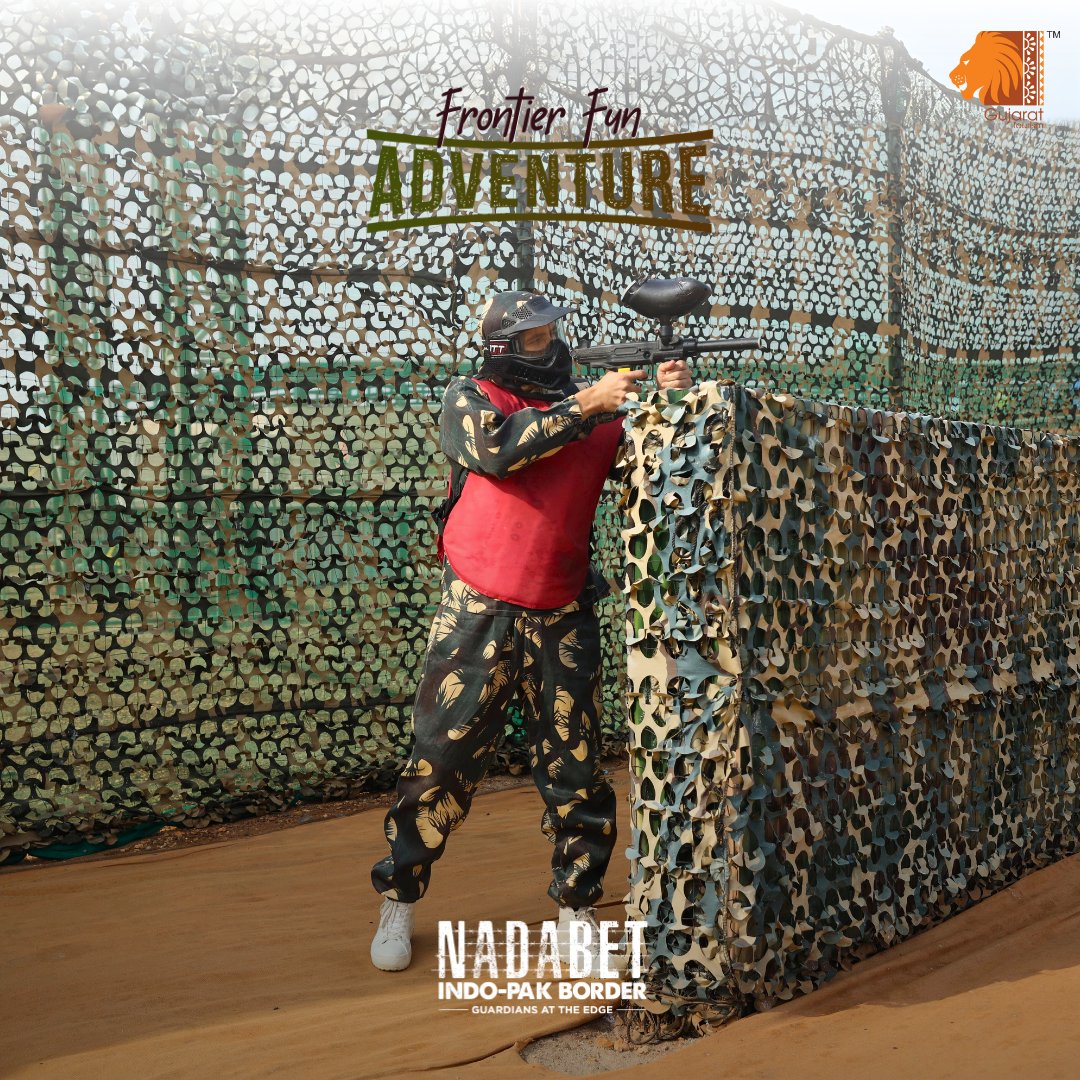 Get ready to ignite your competitive spirit at #Nadabet! Immerse yourself in adrenaline-pumping activities such as #Paintball and our exceptional shooting range.

#paintballteam #paintballing #paintballtime #paintballaction #paintballactivity #visitnadabet #gujarattourism