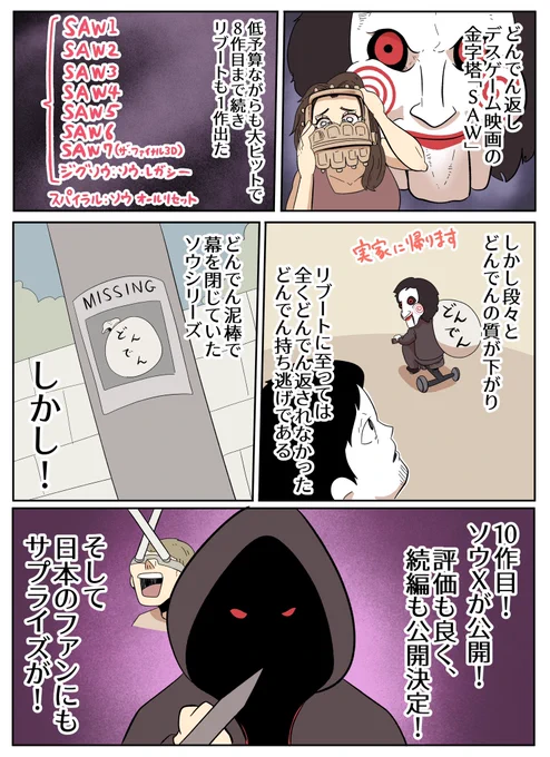 大好きな映画 SAWの続編の話 