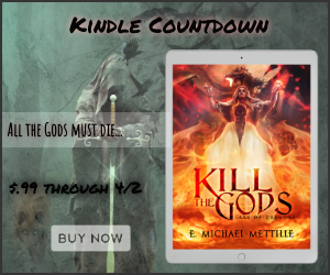 All the gods must die... Kill the Gods is only $.99 for a limited time! bit.ly/KGKindleCA
#Kindle #kindlebooks #bookdeals #fantasybooks