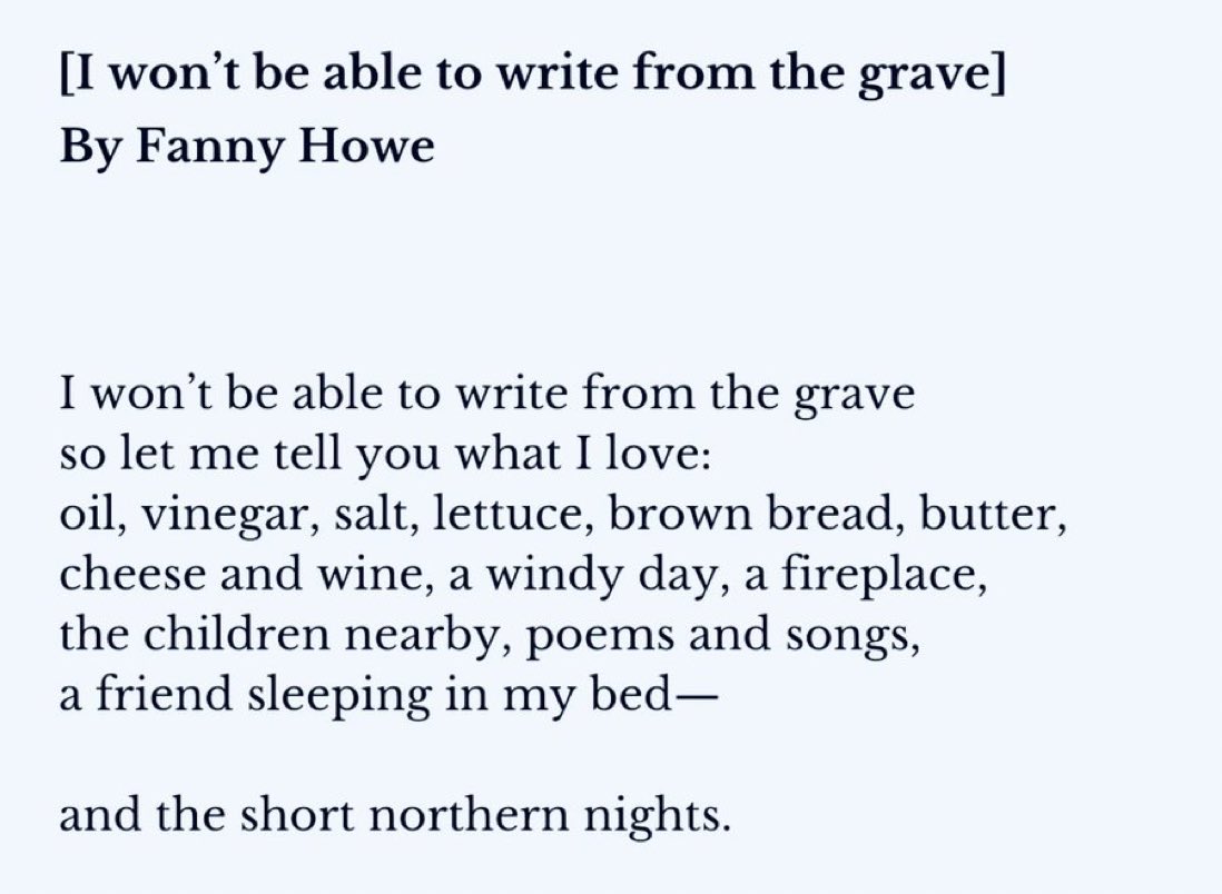 Fanny Howe: