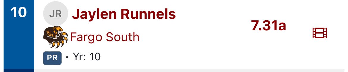 jayrunn4's tweet image. NEW 60m PR 7.31