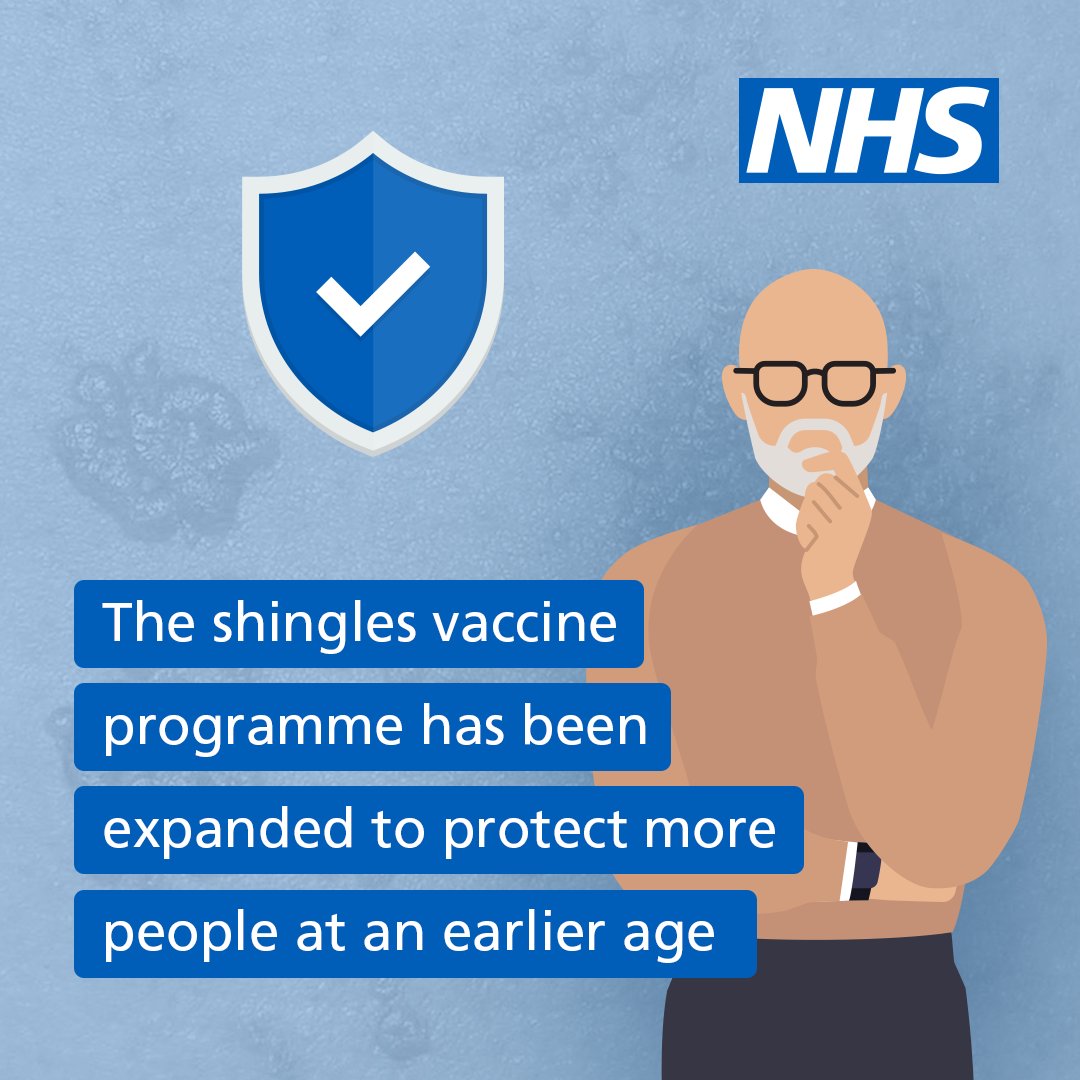 Are you aged 70-79 or 50 + over with a severely weakened immune system? Then you can book your #shingles vaccine at your #WestMidlands GP practice You can also book if you turned 65 after 1st September 2023 See more info online: bit.ly/ShinglesVaxNHS…