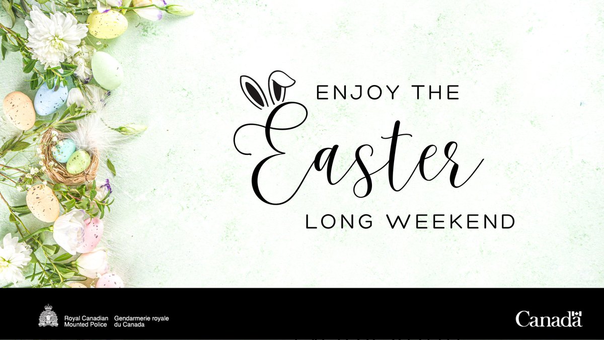 Happy Easter long weekend to all those celebrating! 🐇 

If you will be travelling on roadways in the province this long weekend, please make sure that everyone is wearing their seatbelt at all times. 

#BuckleUpNL #SeatbeltsSaveLives