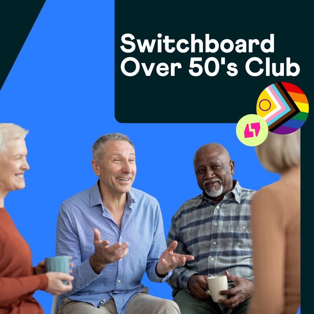 Are you over 50? Join our Switchboard Over 50s Club! Our 'Over 50’s Club' meets weekly at our London HQ and will see volunteers undertake phone or chat shifts, with time for lunch and socialising before/after. If you’d like to get involved, click here buff.ly/3IcZnyK