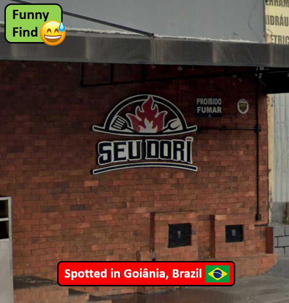 StreetviewV's tweet image. "Your Pain" Grill (I love the emphasis on fire in the logo juxtaposed with the "Smoking Prohibited" notice to the upper right)
#FunnyFind #streetviewphotography spotted in #Goiânia, #Brazil

#streetviewphotography #funny #funnypictures #funnyposts #funnystuff #funnypic