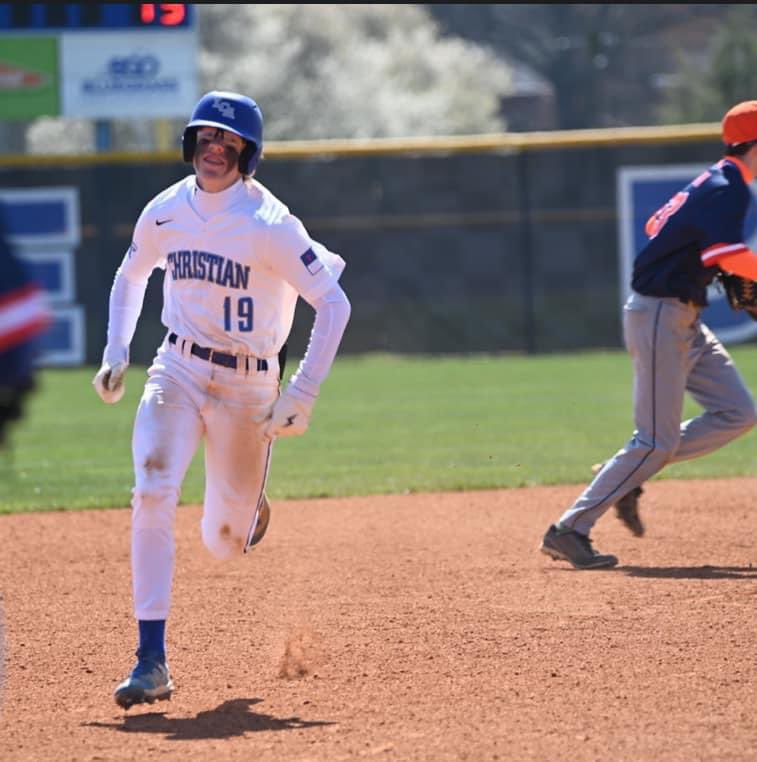 2027 ATH @SamPearson1303 is one of the most talented young athletes in Central KY! Made an impact on the football field this past fall as a FR and is now batting .467 with 7 RBIs on just 15 at bats for @lcabaseball23! Not to mention 3 for 3 on stolen base attempts! Joy to coach!