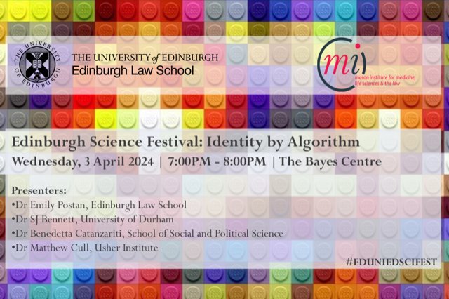 Join @_sjbennett @MaattCuull @technokatt and me on 3 April to discuss health AI and identity @EdSciFest edinburghscience.co.uk/event/identity…